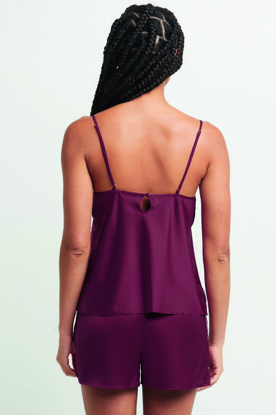 TOP SATIN ROUGE