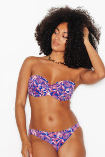 PUNCH MAILLOT DE BAIN BANDEAU MULTICO BLEU