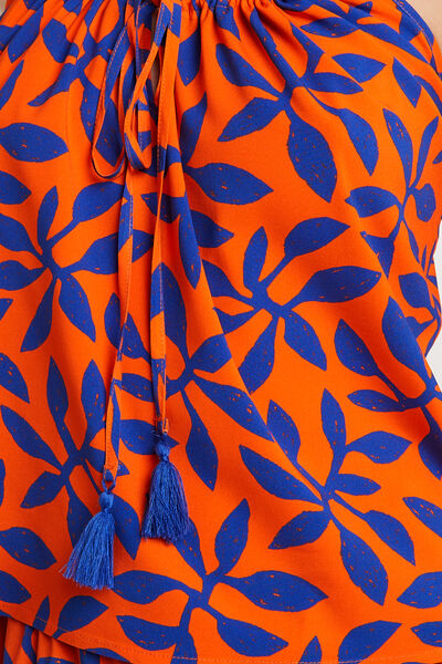 DESTIN TOP FINES BRETELLES  MULTICO ORANGE