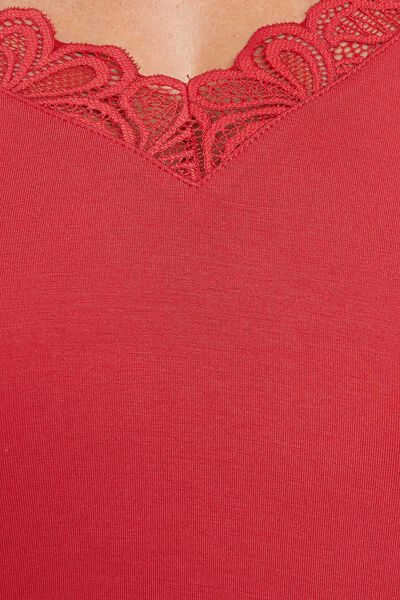 SYARA TEE SHIRT MANCHES LONGUES ROSE