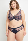 BLANCHE SHORTY TULLE MULTICO BLEU
