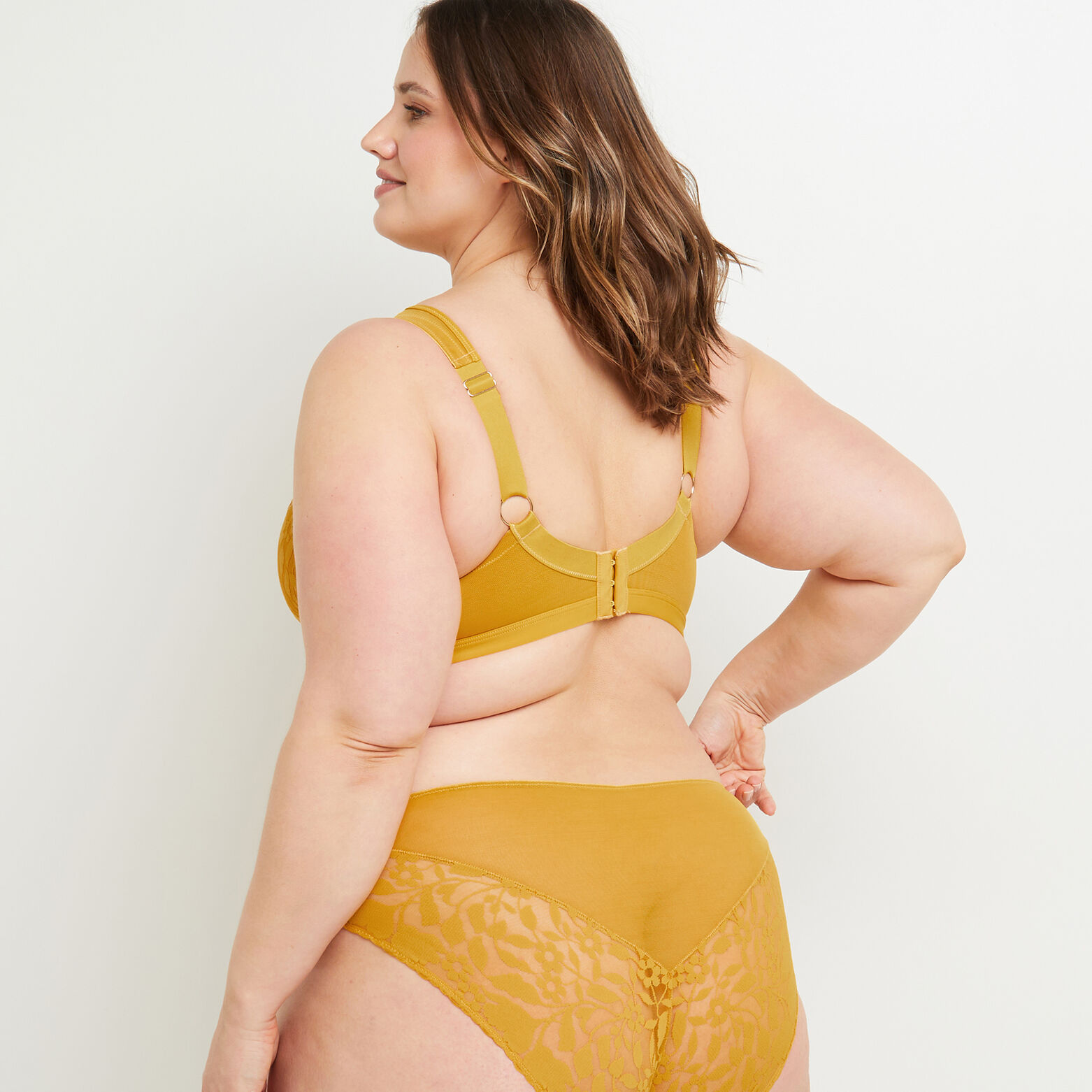 FRAN SOUTIEN-GORGE SANS ARMATURES OCRE