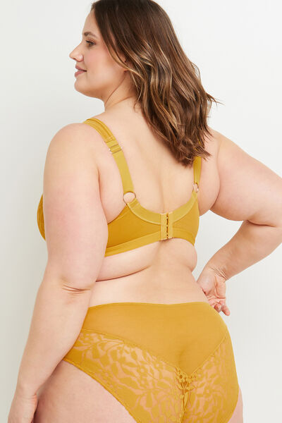 FRAN SOUTIEN-GORGE SANS ARMATURES OCRE