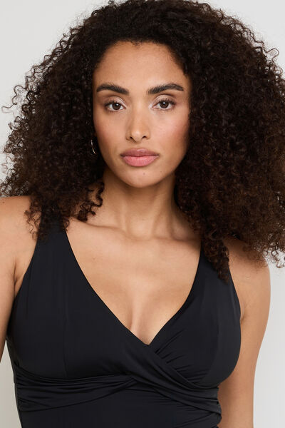 IVANA Maillot de bain 1 Pièce Emboitant NOIR