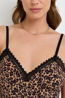 DOUCE NUISETTE MICROFIBRE MULTICO NOIR