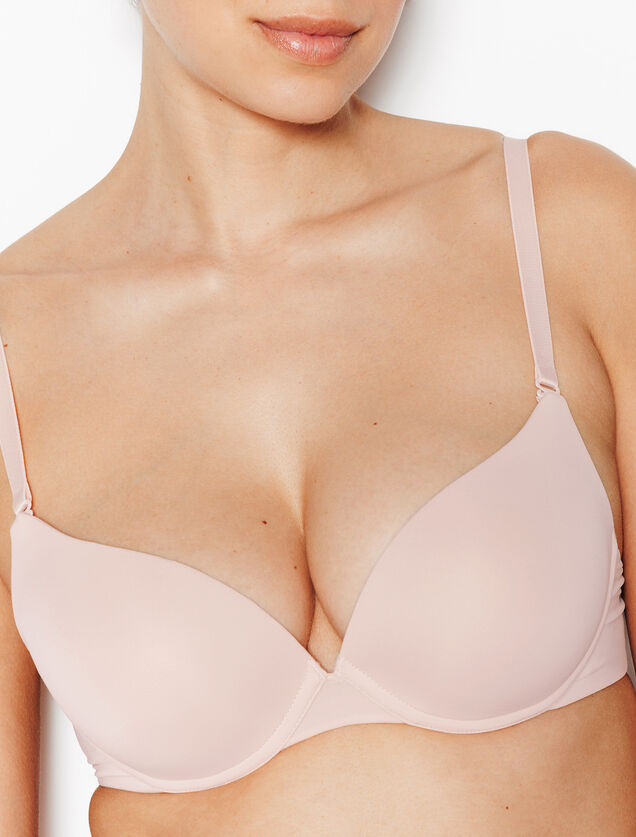 PERFECT SOUTIEN-GORGE PUSH UP MICROFIBRE NATUREL
