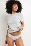 BEE CULOTTE MICROFIBRE DENTELLE BLANC