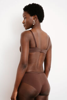 PERFECT SHORTY MICROFIBRE MARRON