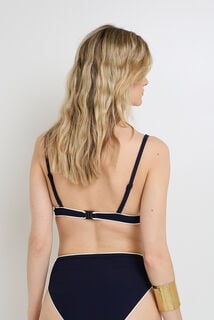 NUCCIA Maillot de bain Triangle sans armatures MARINE