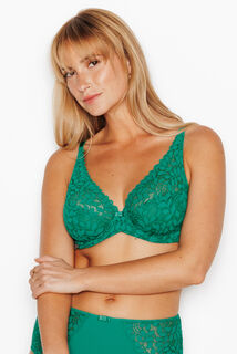 SUBLIME SOUTIEN-GORGE FOULARD EMBOITANT VERT