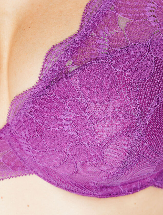 IBERIS SOUTIEN-GORGE AMPLIFORME FOULARD VIOLET
