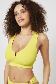 GALON MAILLOT DE BAIN BRASSIERE JAUNE