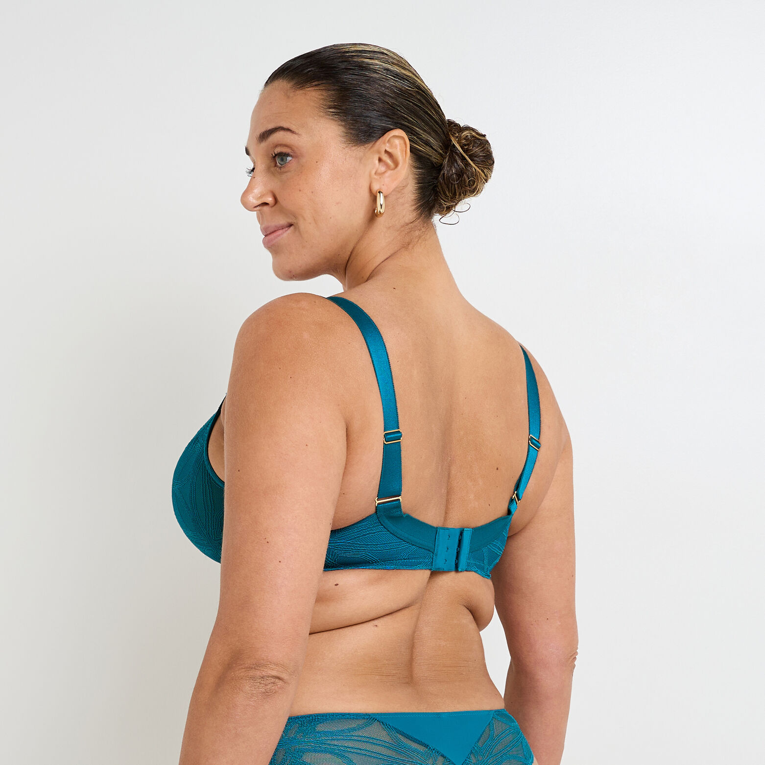 DEBORAH SOUTIEN-GORGE EMBOITANT GRANDE TAILLE DENT TURQUOISE
