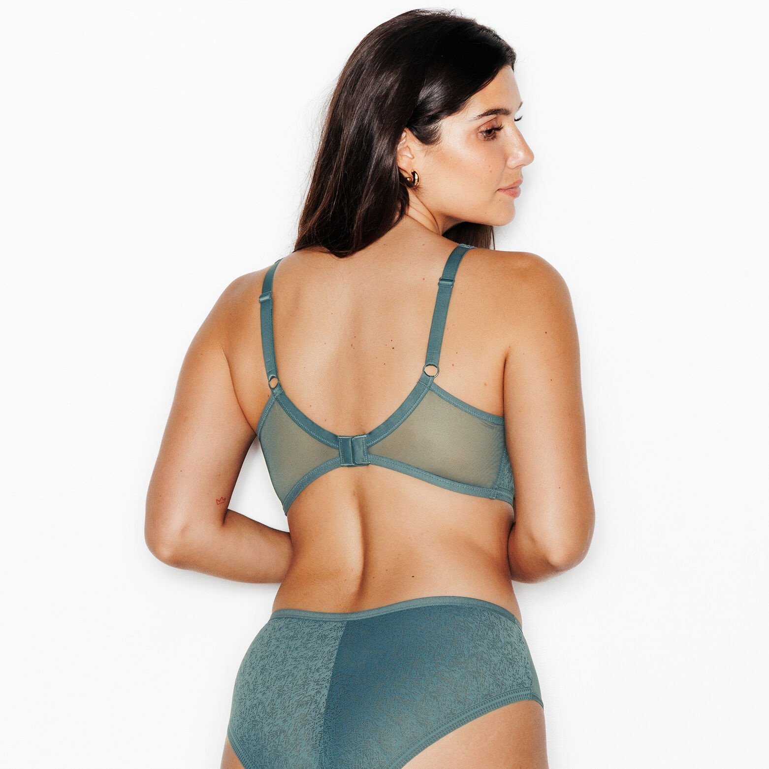 JULIANE SOUTIEN-GORGE SANS ARMATURES PETROLE