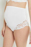 REINE CULOTTE GROSSESSE TAILLE HAUTE BLANC