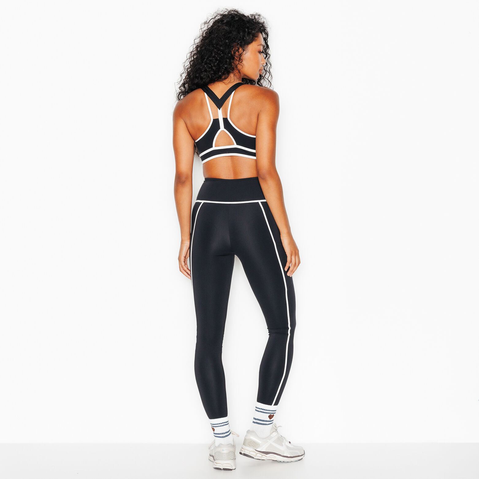JIM LEGGING DE SPORT MULTICO NOIR