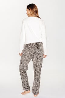 HOANI PYJAMA 2 PIECES VELOURS ECRU