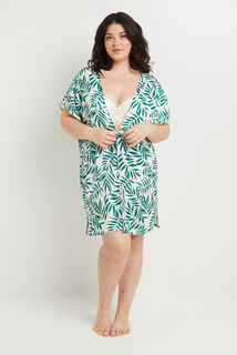 DELPHINE KIMONO MULTICO BLANC