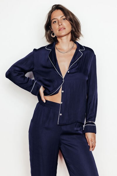 HADAMA CHEMISE MANCHES LONGUES BLEU