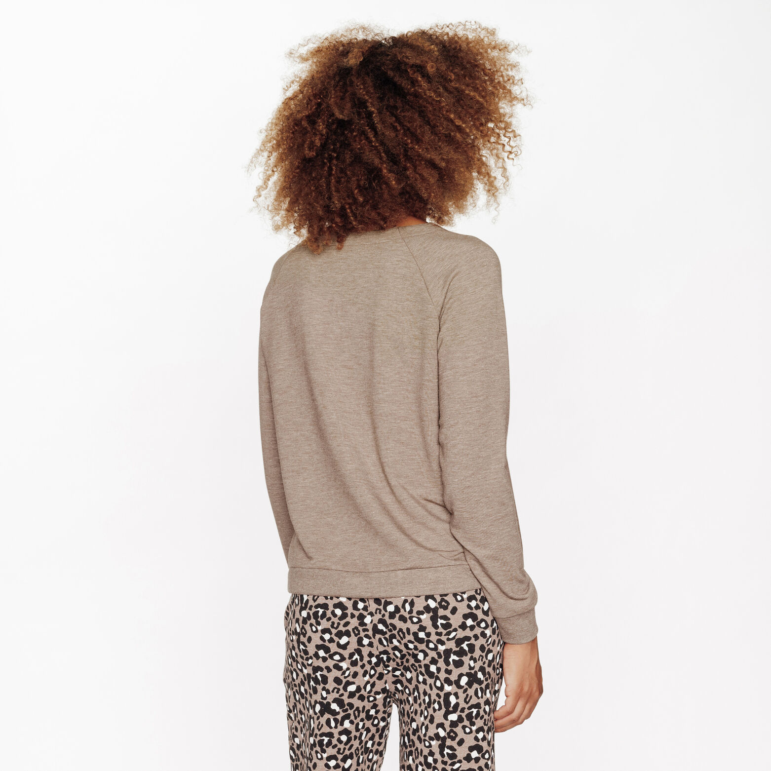 HOBBY TEE-SHIRT MANCHES LONGUES MARRON