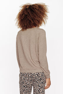 HOBBY TEE-SHIRT MANCHES LONGUES MARRON
