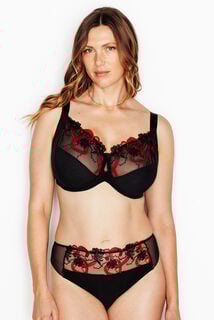 IMELDA SOUTIEN-GORGE GRANDE TAILLE MULTICO NOIR
