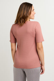 FRIPOUILLE TEE-SHIRT ROSE