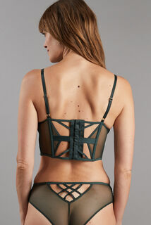 CHIARA SOUTIEN-GORGE BALCONNET VERT FONCE