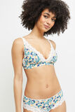 SYARA SOUTIEN-GORGE SANS ARMATURES BLANC/VERT