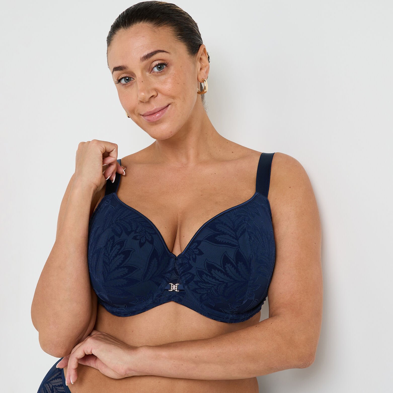 FANTINE SOUTIEN-GORGE AMPLI SPACER GRANDE TAILLE MARINE