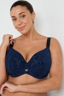 FANTINE SOUTIEN-GORGE AMPLI SPACER GRANDE TAILLE MARINE