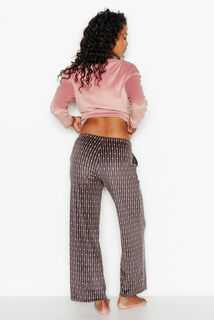 FLUFFY PANTALON DE PYJAMA VELOURS MULTICO GRIS