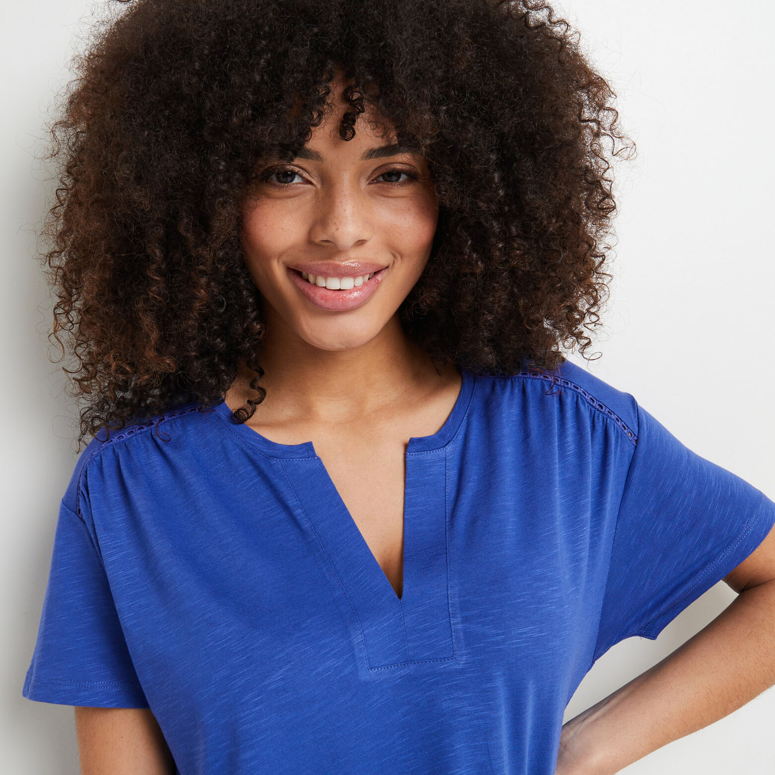 DUMMY TSHIRT MANCHES COURTES  BLEU