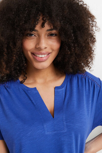 DUMMY TSHIRT MANCHES COURTES  BLEU