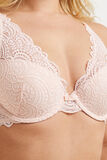 DENTELLE SOUTIEN-GORGE AMPLI FOULARD POUDRE