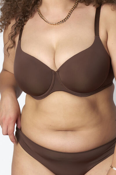 Tanga microfibre CHOCOLAT