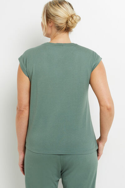 BAMBI TEE SHIRT MANCHES COURTES COTON KAKI