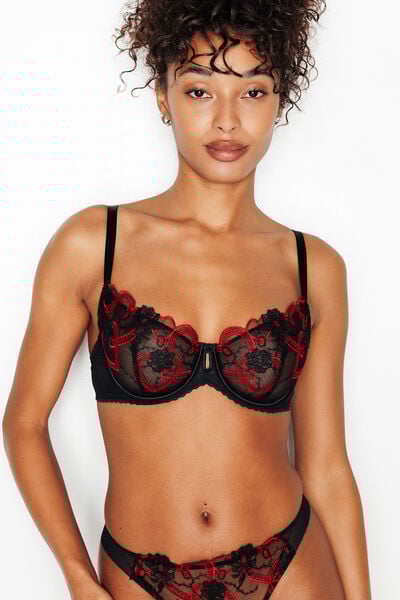 IMELDA SOUTIEN-GORGE CORBEILLE MULTICO NOIR