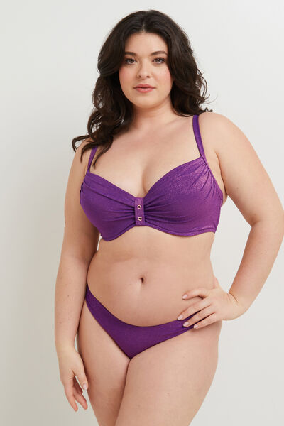 MOOREA MAILLOT DE BAIN CULOTTE MINI VIOLET