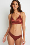 AMANDINE CULOTTE SATIN BRONZE