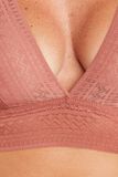 ALOA SOUTIEN-GORGE SANS ARMATURE FOULARD POUDRE
