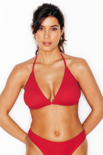MALOU MAILLOT DE BAIN TRIANGLE ROUGE