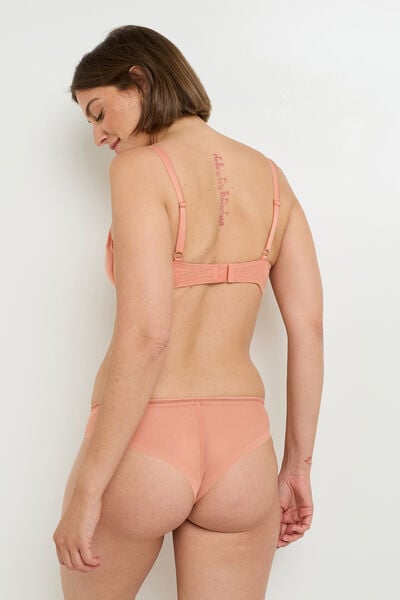TANGA MICROFIBRE ROSE