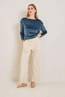 FLUFFY PANTALON DE PYJAMA MULTICO BLANC