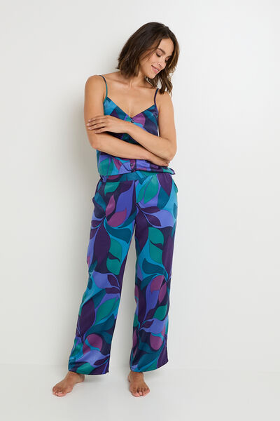 Ensemble FIDJI top & pantalon satin