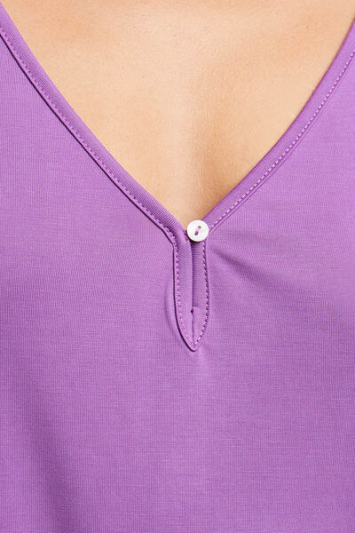 CLEM TEE-SHIRT MANCHES COURTES SATIN FUCHSIA