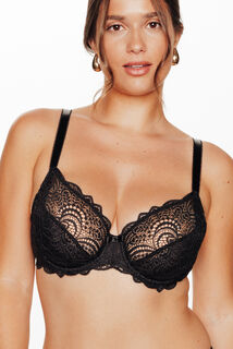 DENTELLE SOUTIEN-GORGE EMBOITANT DENTELLE NOIR