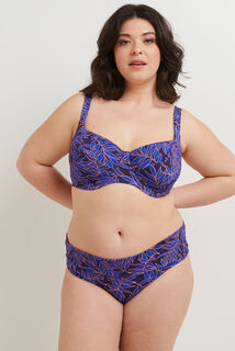 MOON MAILLOT DE BAIN CULOTTE MAXI MULTICO BLEU