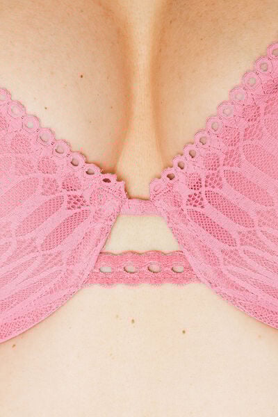 SOUTIEN-GORGE AMPLIFORME ROSE