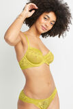 BELMA SOUTIEN-GORGE EMBOITANT DENTELLE JAUNE